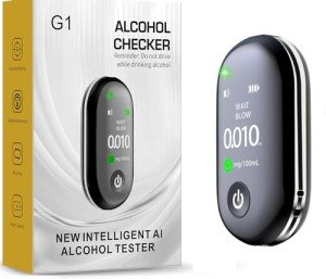 Portable Keychain Alcohol Breathalyzer - Fast & Accurate