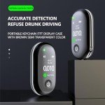 Portable Keychain Alcohol Breathalyzer - Fast & Accurate