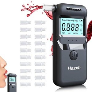 Portable Professional Alcohol Breathalyzer with LCD Display