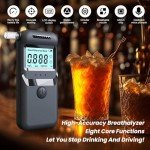 Portable Professional Alcohol Breathalyzer with LCD Display