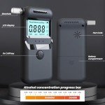 Portable Professional Alcohol Breathalyzer with LCD Display
