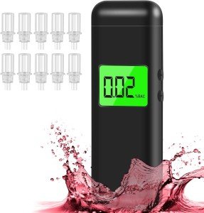 Vminno Rechargeable Personal Breathalyzer with Accuracy