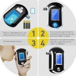 Digital LCD Portable Breathalyzer Alcohol Tester