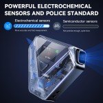 Compact ZBK USB-C Rechargeable Breathalyzer Keychain