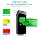 Figollty Portable Breathalyzer with USB Rechargeable 10 Mouthpieces