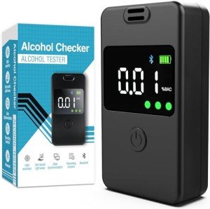 Accurate Personal Breathalyzer with Blue LCD Display