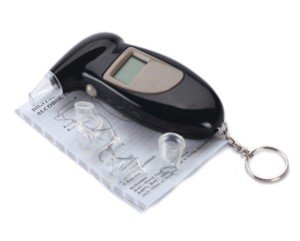 Pocket Digital Breathalyzer Keychain Alcohol Tester