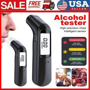 USB Rechargeable High Precision Breathalyzer Alcohol Meter