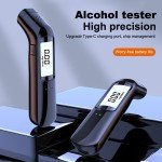 USB Rechargeable High Precision Breathalyzer Alcohol Meter