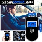 Portable Alcohol Breathalyzer with 20 Mouthpieces