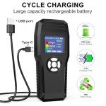 USB Rechargeable Alcohol Breathalyzer with 10 Mouthpieces
