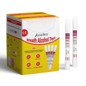 AssuTest Disposable Breathalyzer with 25 Tests