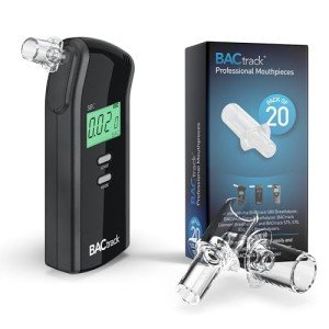 BACtrack S80 Pro Breathalyzer + 20 Mouthpieces Bundle