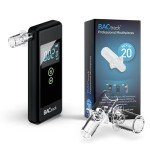 BACtrack Trace Professional Breathalyzer with 20 Mouthpieces