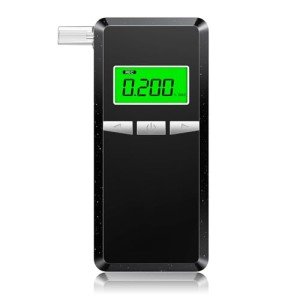High-Accuracy Breathalyzer with Blue LCD Display