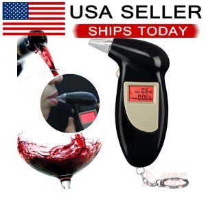Digital LCD Alcohol Breathalyzer Test Device