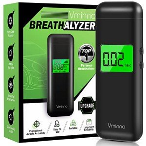 Vminno Rechargeable Personal Alcohol Breathalyzer Tester