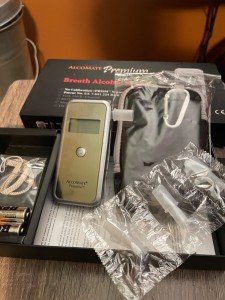AlcoMate Premium Alcohol Breathalyzer with PRISM Sensor