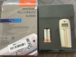 AlcoMate AL2500 Portable Breathalyzer Device