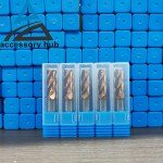 Compact 4-Flute Solid Carbide End Mill Set