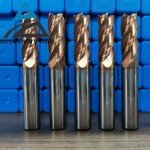 Compact 4-Flute Solid Carbide End Mill Set