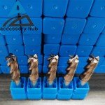 Compact 4-Flute Solid Carbide End Mill Set