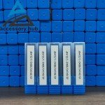 Compact 4-Flute Solid Carbide End Mill Set