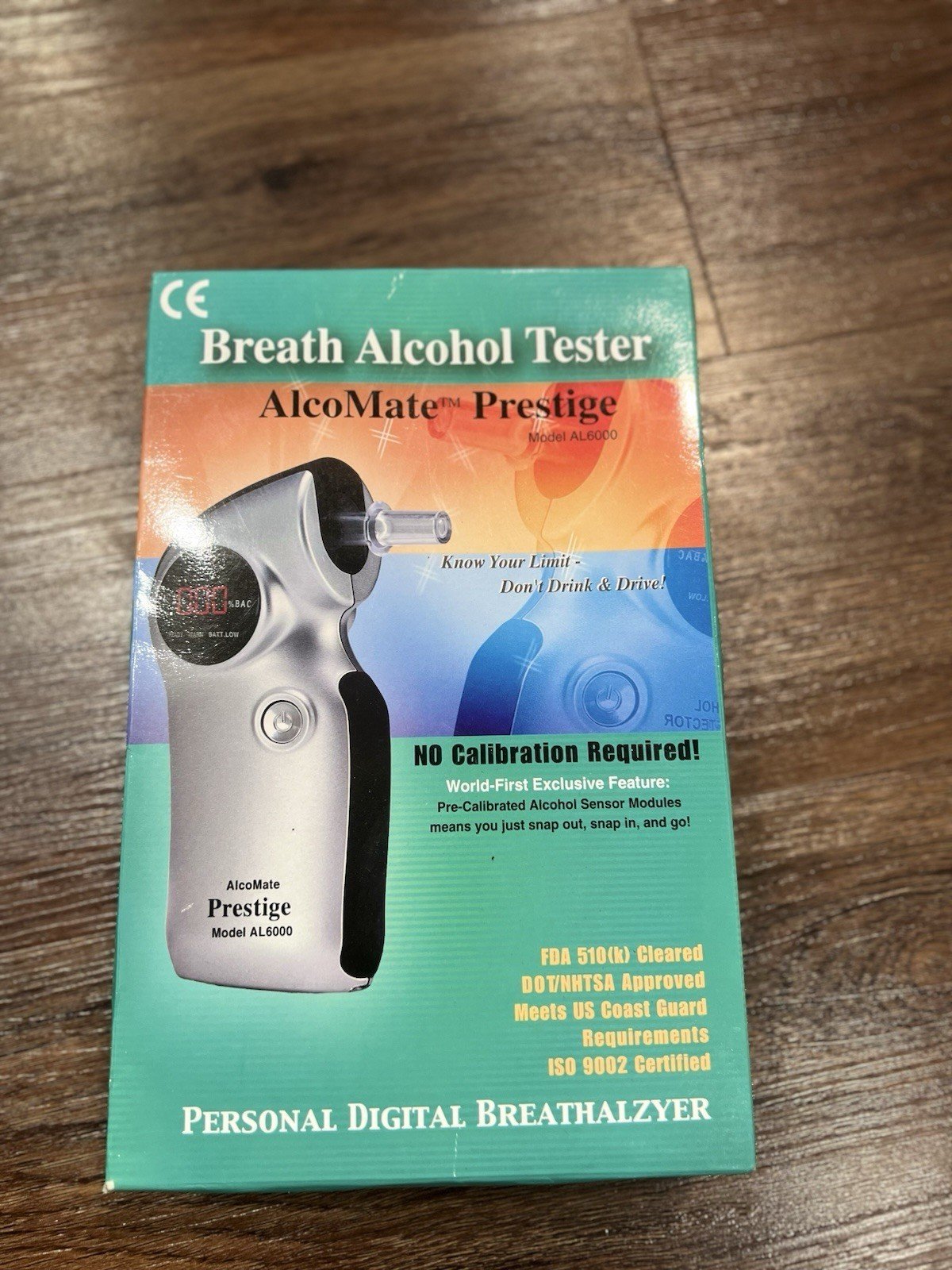 No Calibration Breathalyzer - Alcomate Prestige AL-6000