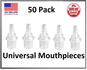 Universal Mouthpieces for BACtrack, AccuMed, AlcoHAWK - 50 Pack