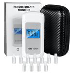 Rechargeable Ketone Meter with 10 Mouthpieces