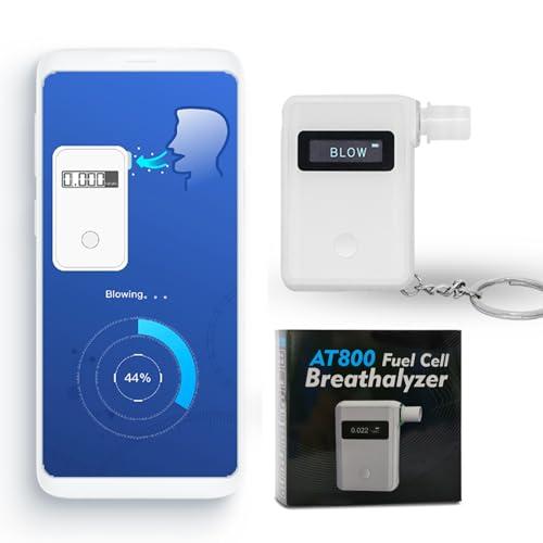 WeGoIOT Keychain Portable Alcohol Breathalyzer with OLED Display