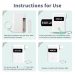 WeGoIOT Keychain Portable Alcohol Breathalyzer with OLED Display