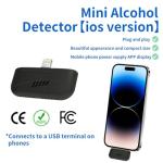 Smartphone Pocket Breathalyzer with Lightning Cable