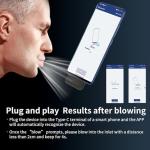 Smartphone Pocket Breathalyzer with Lightning Cable