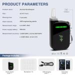 Portable High-Accuracy Alcohol Breathalyzer Keychain