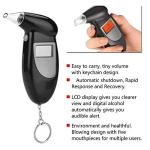 Terisass Portable Keychain Breathalyzer with LCD