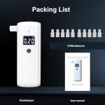 Portable Alcohol Breathalyzer with LCD Display