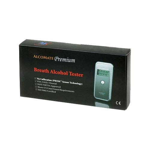 AlcoMate Premium AL7000 Professional Breathalyzer | DOT & Coast Guard Approved