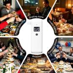 Portable Alcohol Breathalyzer with LCD Display