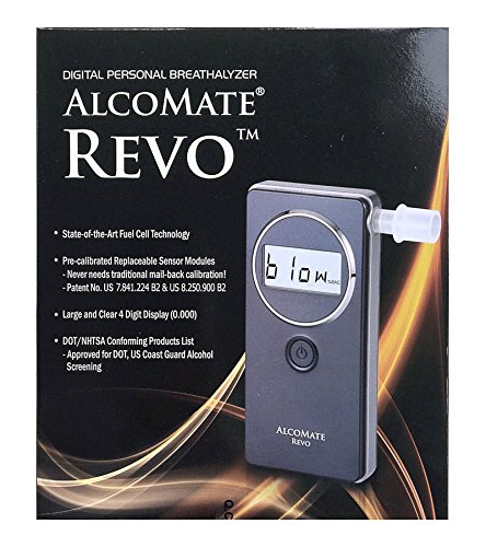 Police-caliber AlcoMate REVO Personal Breathalyzer