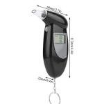 Portable Digital Breathalyzer with Keychain and Mouthpieces