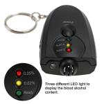 TMISHION Mini Keychain Alcohol Breathalyzer with LED