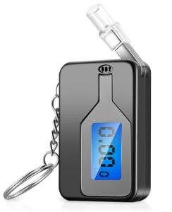 Mini Portable Breathalyzer Keychain with LCD Display
