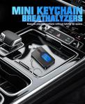 Mini Portable Breathalyzer Keychain with LCD Display