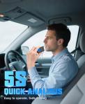 Mini Portable Breathalyzer Keychain with LCD Display