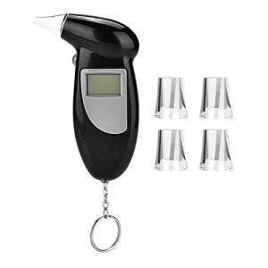 Compact Digital Breathalyzer with LCD Screen and Mouthpieces