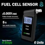 Accurate Fuel Cell Alcohol Breathalyzer with LCD Screen