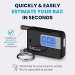 BACtrack Go Keychain Breathalyzer with 20 Mouthpieces
