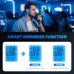Blue Backlit LCD Breathalyzer - Easy Carry Tester