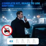 Blue Backlit LCD Breathalyzer - Easy Carry Tester